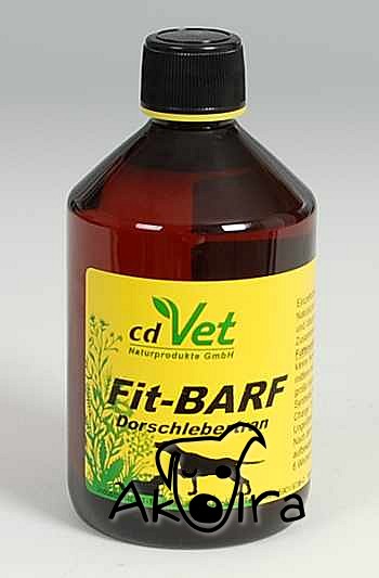 cdVet Fit-BARF Olej z tresčích jater 500 ml