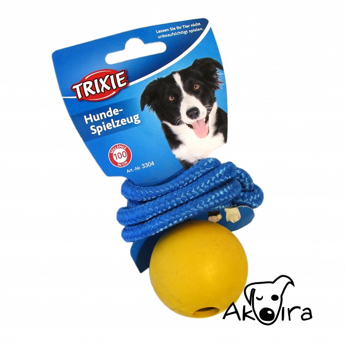 Trixie Míček na šňůrce malý