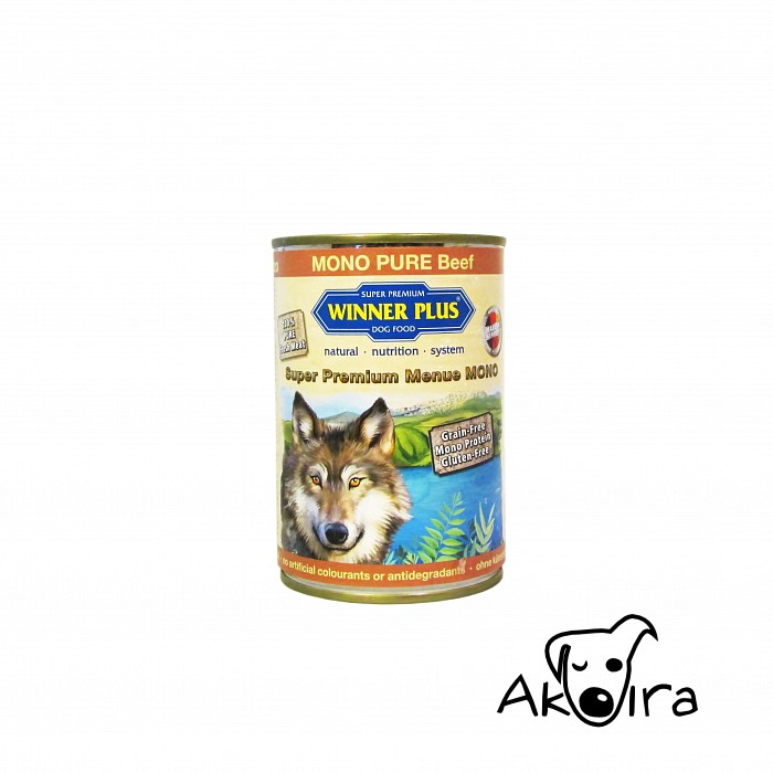 Winner Plus dog Hovězí konzerva pro psy 400 g