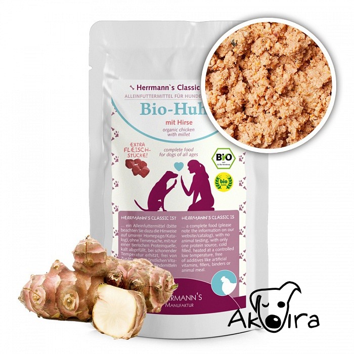 Herrmann's dog BIO Huhn mit Hirse 130 g