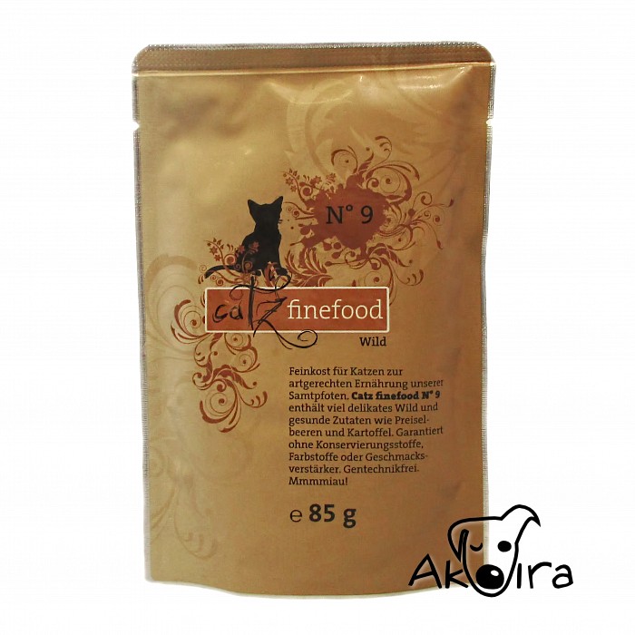 Catz Finefood No.9 Kapsička se zvěřinou 85 g