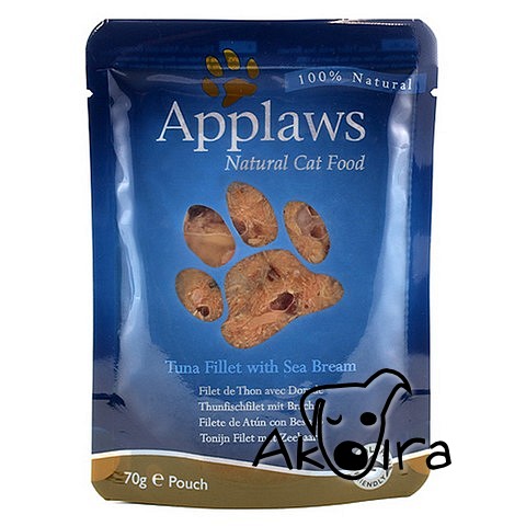 Applaws tuňák a pražma kapsička cat 70 g