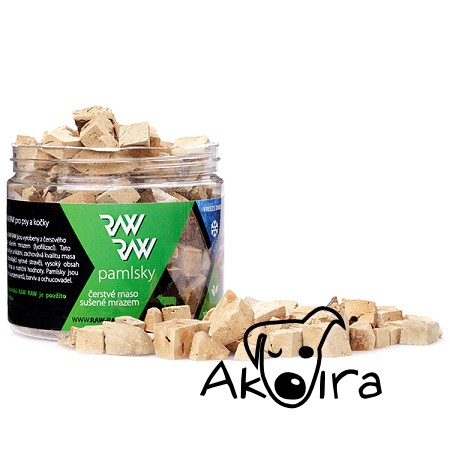 RAW RAW Jehněčí játra lyofilizovaný pamlsek 60 g