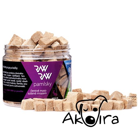 RAW RAW Králík lyofilizovaný pamlsek 40 g