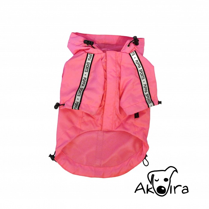 Puppia pláštěnka bez nohavic růžová M