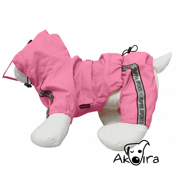 Puppia pláštěnka s nohavicemi růžová L