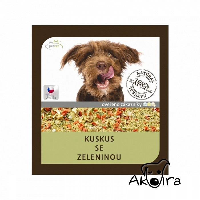 PetVet instantní kuskus se zeleninou 1 kg
