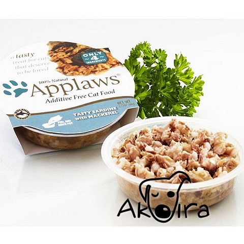 Applaws miska POT Cat 60g sardinky a makrely