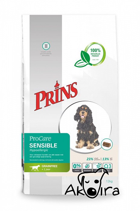 PRINS ProCare grain free SENSIBLE hypoalergenní 3 kg
