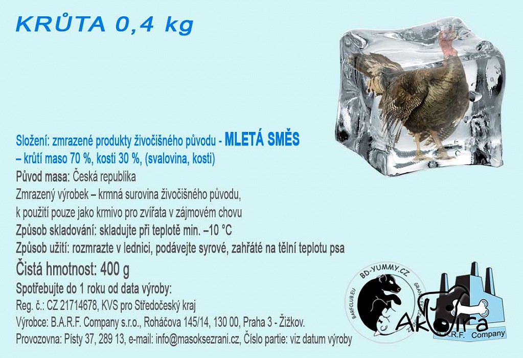 BD Yummy Krůta 0,4 kg