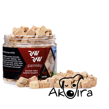 RAW RAW Hovězí játra lyofilizovaný pamlsek 60 g
