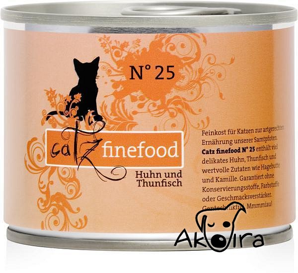 Catz Finefood No.25 Konzerva s kuřecím masem a tuňákem 200 g