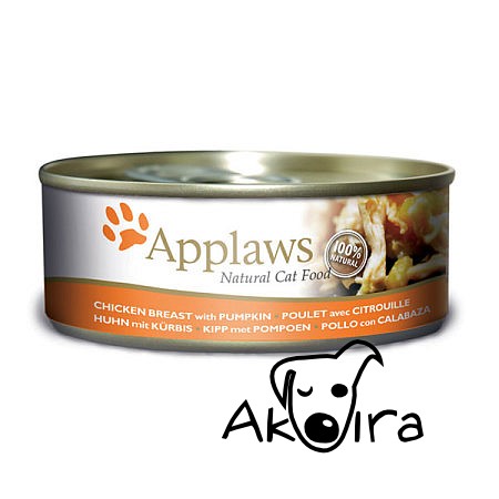 Applaws kuřecí prsa a dýně konzerva Cat 156 g