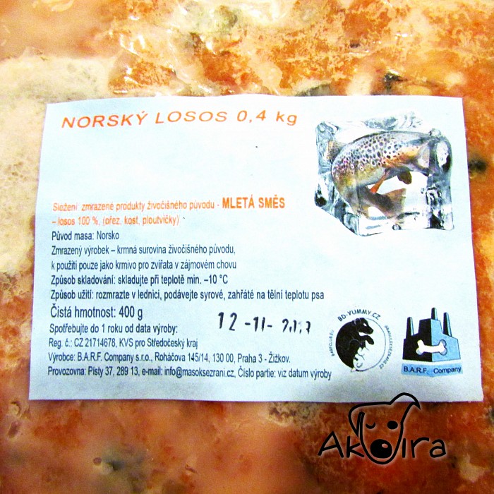 BD Yummy Norský losos 0,4 kg