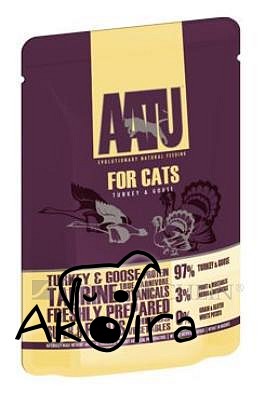AATU krůtí s husou kapsička pro kočky 85 g