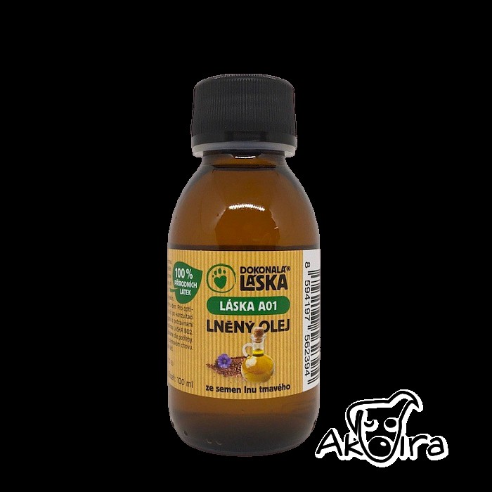 Dokonalá láska A01 Lněný olej s vitaminem E 100 ml