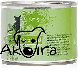 Catz finefood No.5 Konzerva s lososem a drůbežím masem 200 g