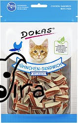 Dokas Kuřecí sendvič s treskou pro kočky 70 g