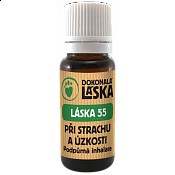 Dokonalá láska 55 Při strachu a úzkosti podpůrná inhalace 10 ml