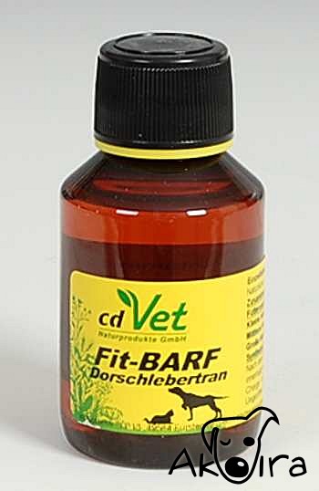 cdVet Fit-BARF Olej z tresčích jater 100 ml