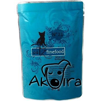 Catz Finefood No.21 Kapsička se zvěřinou a okouníkem 85 g