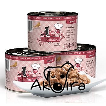 Catz Finefood Ragout No.603 Konzerva s husím a krůtím masem 180 g