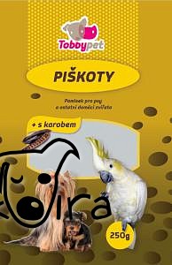 Tobby piškoty s karobem 250 g