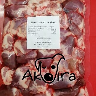 Maso Veleň Kachní srdce v celku 0,5 kg