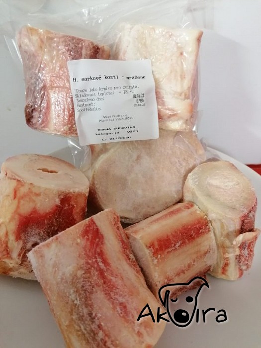Maso Veleň Hovězí morkové kosti řezané 1 kg