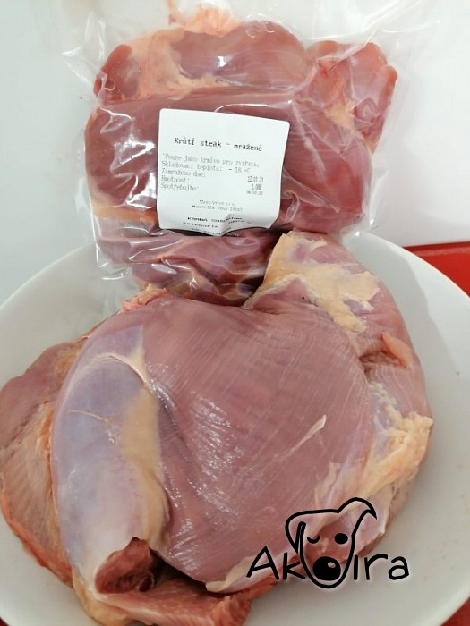 Maso Veleň Krůtí steak v celku 1 kg