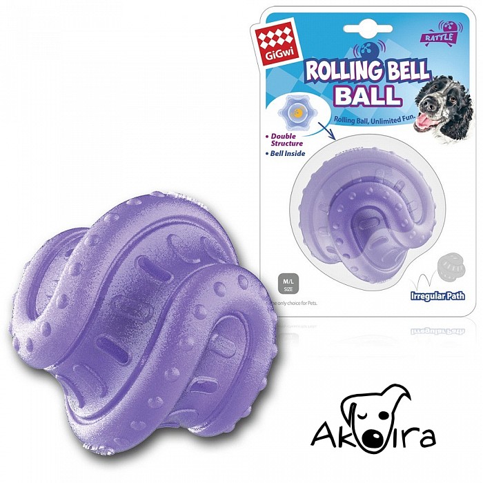 Tommi GiGwi Rolling Bell Ball míček s rolničkou 7,5 cm