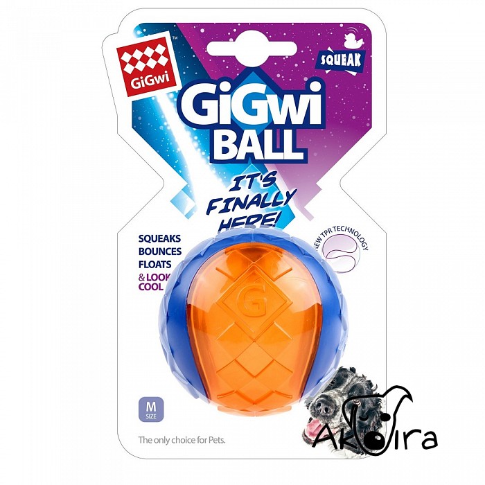 Tommi GiGwi Ball míček pískací Medium 6,4 cm