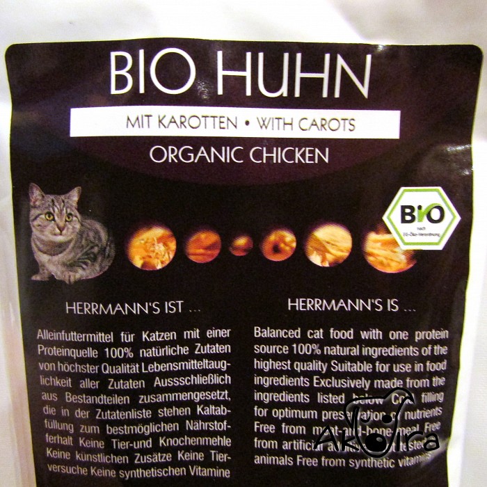 Herrmann's BIO kuřecí kapsička s mrkví a kamutem 85 g