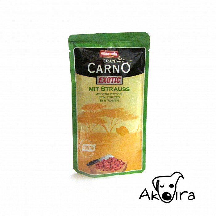Animonda dog Gran Carno Exotic mit Strauss kapsička 125 g