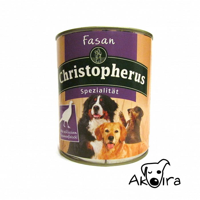 Christopherus bažantí konzerva pro psy 800 g
