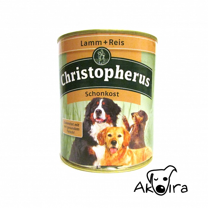 Christopherus jehněčí dietní konzerva s rýží pro psy 800 g