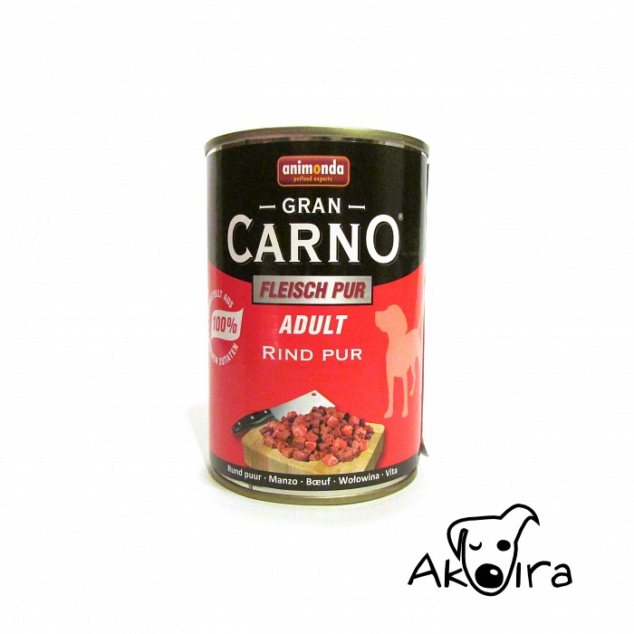 Animonda Gran carno hovězí konzerva pro dospělé psy 400 g