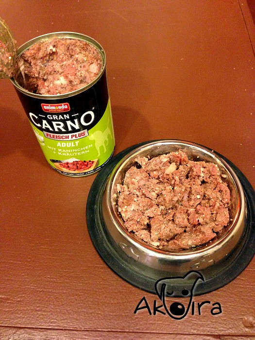 Animonda Gran carno hovězí konzerva s krůtími srdíčky pro starší psy 400 g