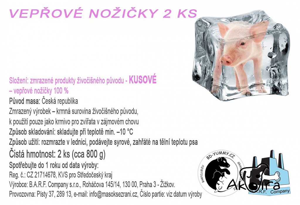 BD Yummy Vepřové nožičky 2 ks