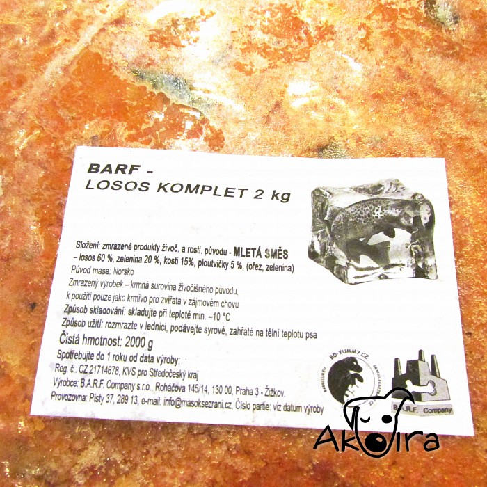 BD Yummy BARF Losos komplet 2 kg