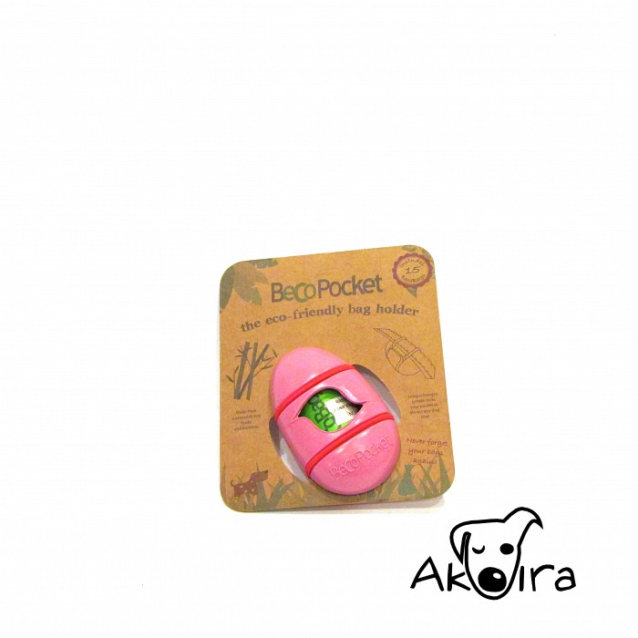 Beco Pocket růžový zásobník na sáčky
