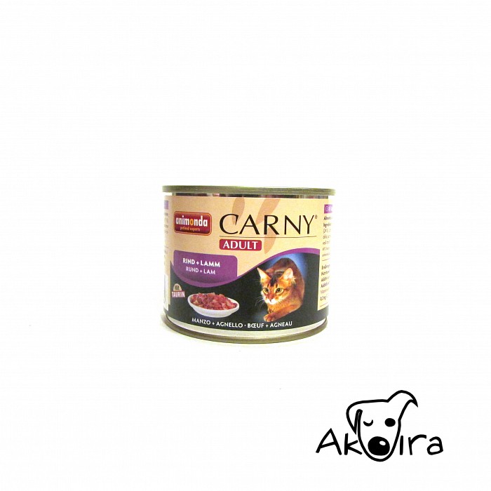 Animonda Carny hovězí konzerva s jehněčím 200 g